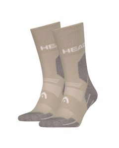 HEAD Wandelsokken All Climates Hiking Crew 2-pack Taupe