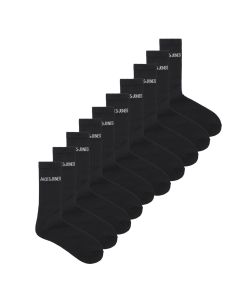 Jack & Jones Sportsokken Heren JACREGEN 10-pack Zwart