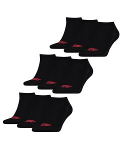 Levi's Sneaker Sokken 9-pack Batwing Logo Zwart