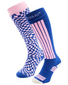 Poederbaas Skisokken Dames 2-pack Ballpoint Blue