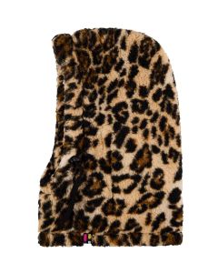 Poederbaas Balaclava Dames Fluffy Panterprint
