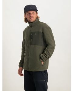 Poederbaas Four Seasons Fleece Vest Heren Groen