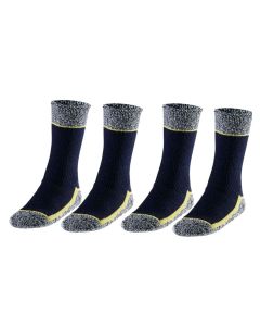 Heatkeeper Heren Thermo WerkSokken 4-pack Navy