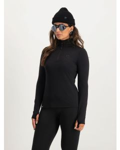 Poederbaas Midlayer Pully Dames Four Seasons Lightweight Zwart