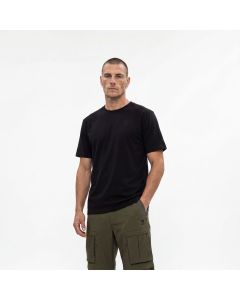 Poederbaas Outdoor T-Shirt Heren SOLX Merinowol Zwart