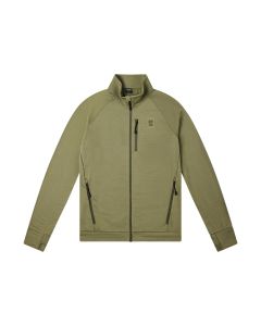 Poederbaas Outdoor Vest Heren Waffle Jacket Olive Green