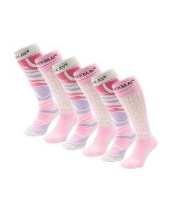 Poederbaas Skisokken Dames 6-pack Powder Rose