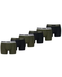 Puma Boxershorts Everyday Placed Logo 6-pack Forest Night
