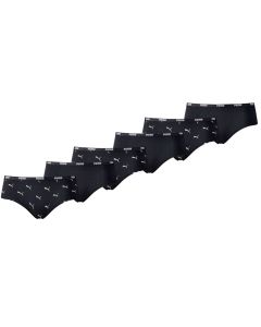 Puma Dames Hipsters Cat Logo 6-pack Zwart