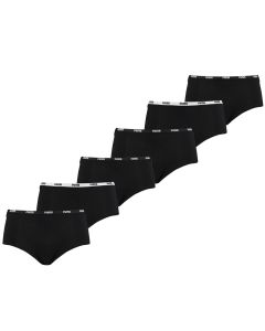 Puma Mini Short Dames Zwart 6-Pack 