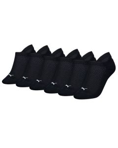 Puma Sneakersokken Dames Cushioned 6-pack Zwart