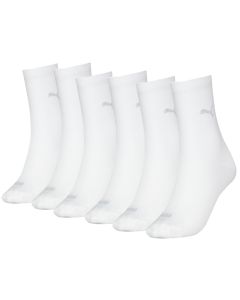 Puma Sokken Dames 6-pack Wit
