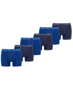 Puma Sport Boxershorts Katoen 6-pack Blauw