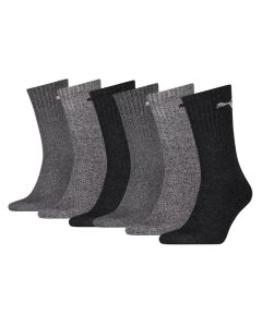 Puma Sportsokken Antraciet Grey 6-pack