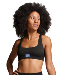 Puma Zwemtop Ribbed Scoop Neck Top Black Combo