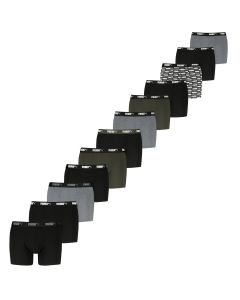 Puma Boxershorts Promo 12-pack Zwart / Groen