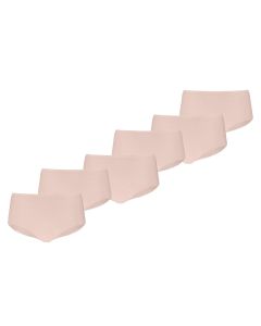 Puma Dames Mini Shorts Invisible Cotton 6-pack Light Pink