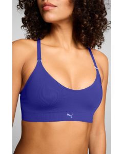 Puma Dames Sport Triangel Top 3D Knit Blauw