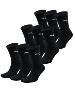 Puma zwarte Sportsokken 9 paar