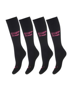 STAPP Horse Paardrijdsokken Deocell 4-pack Zwart / Roze