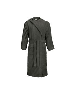 The One Classic Badjas met capuchon 420 gram Antraciet