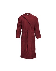 The One Classic Badjas met capuchon 420 gram Burgundy
