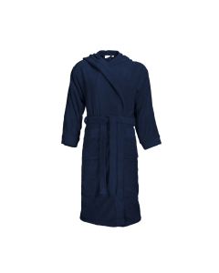 The One Badjas met capuchon 420 gram Navy Blue