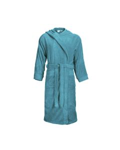 The One Classic Badjas met capuchon 420 gram Turquoise