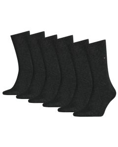 Tommy Hilfiger Sokken Classic Heren 6-pack Antraciet