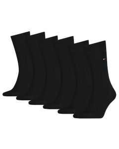 Tommy Hilfiger Sokken Classic Heren 6-pack Zwart