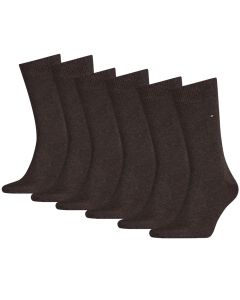Tommy Hilfiger Sokken Classic Heren 6-pack Oak