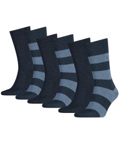 Tommy Hilfiger Sokken Heren Rugby 6-pack Jeans