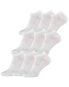 Xtreme Fitness Sneakersokken 9-pack wit 