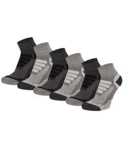 Xtreme Wandelsokken Quarter 6-pack Multi Grey