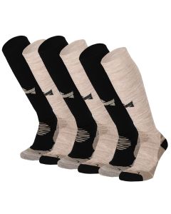Xtreme Outdoor Sokken Compressie 6-pack Multi Beige