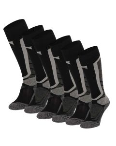 Xtreme Snowboard Sokken 6-pack Multi Black