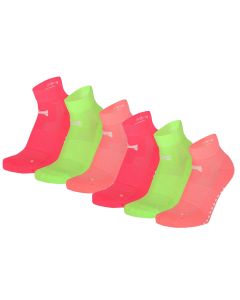 6 paar Xtreme yoga sokken Neon