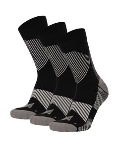 Xtreme Compressiesokken Quarter 3-pack Multi Black