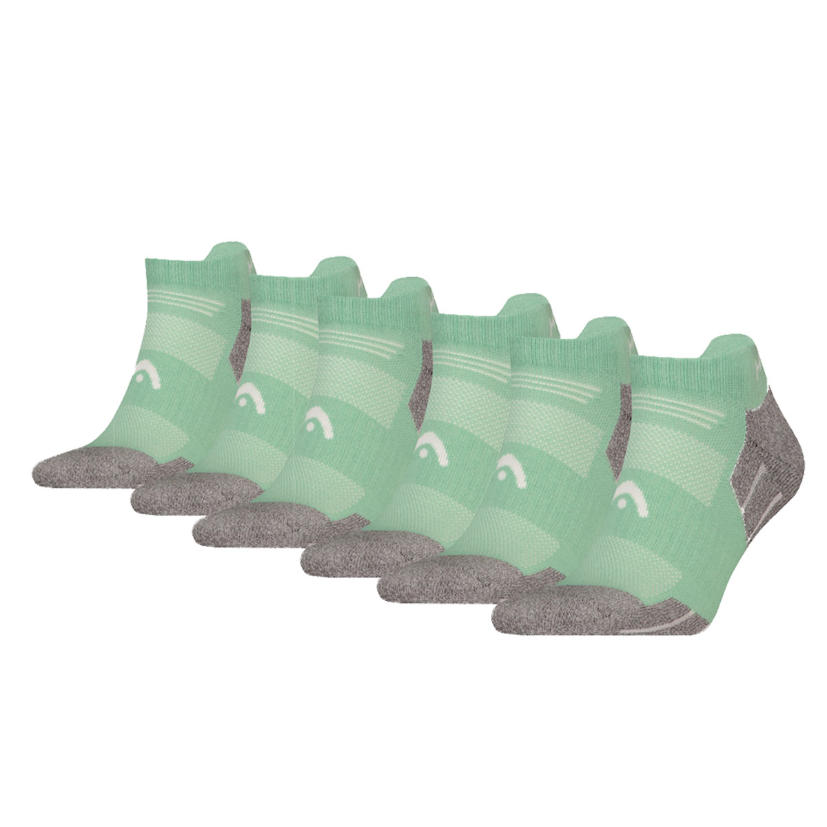 HEAD Wandelsokken All Climates Hiking Sneaker 6-pack Licht Groen-43/46