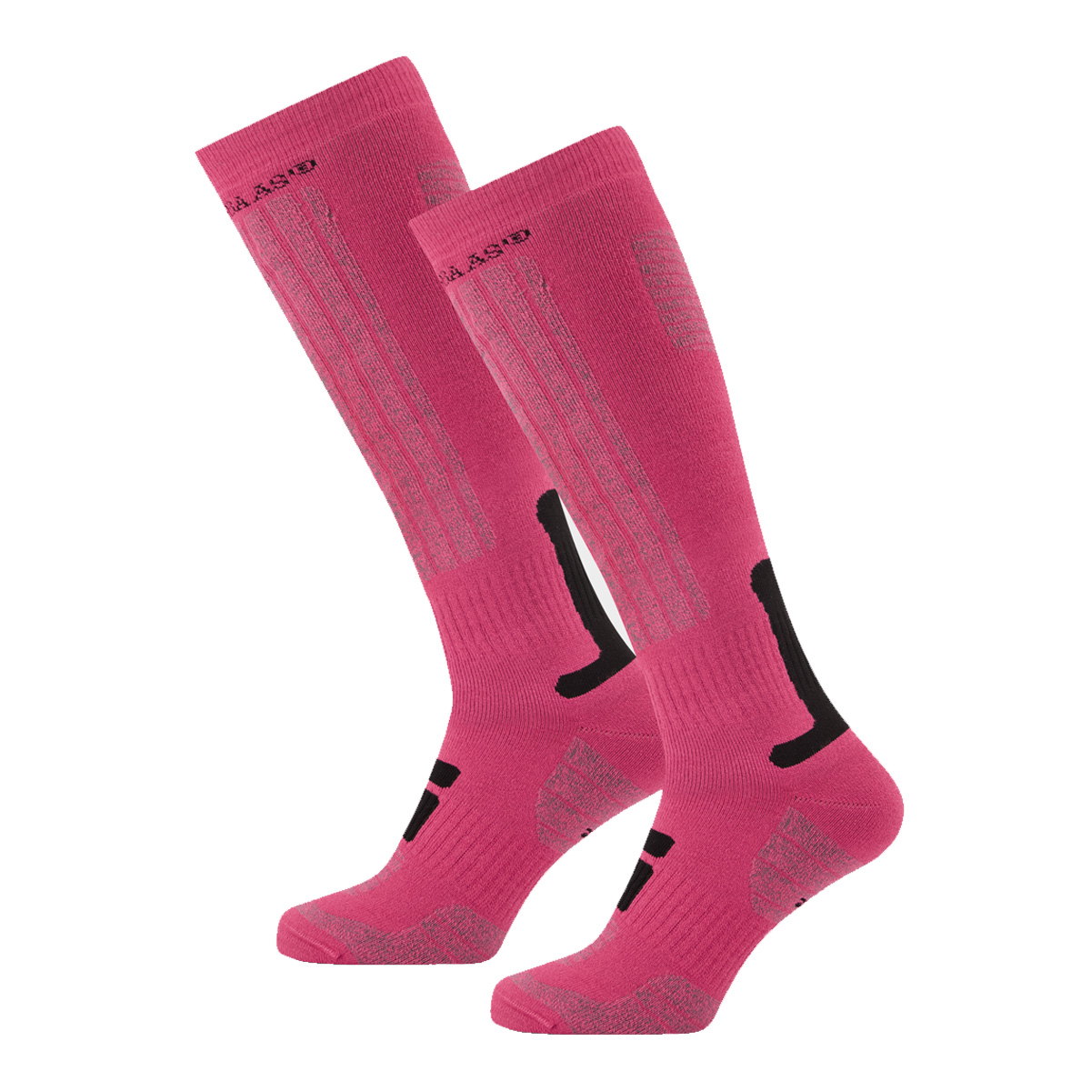 Poederbaas Skisokken 2-pack Pink-35/38