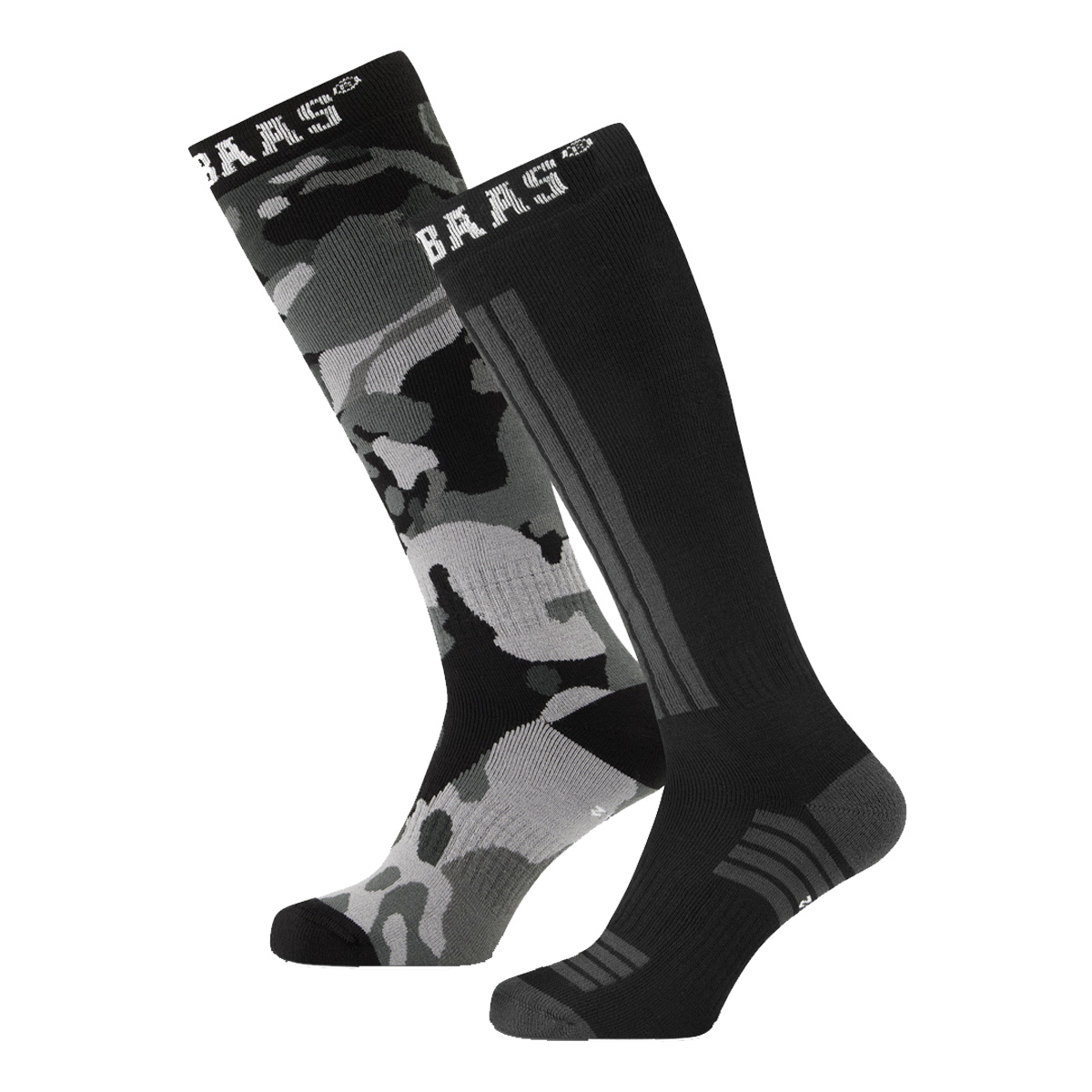 Poederbaas Skisokken 2-pack Camo Black-39/42