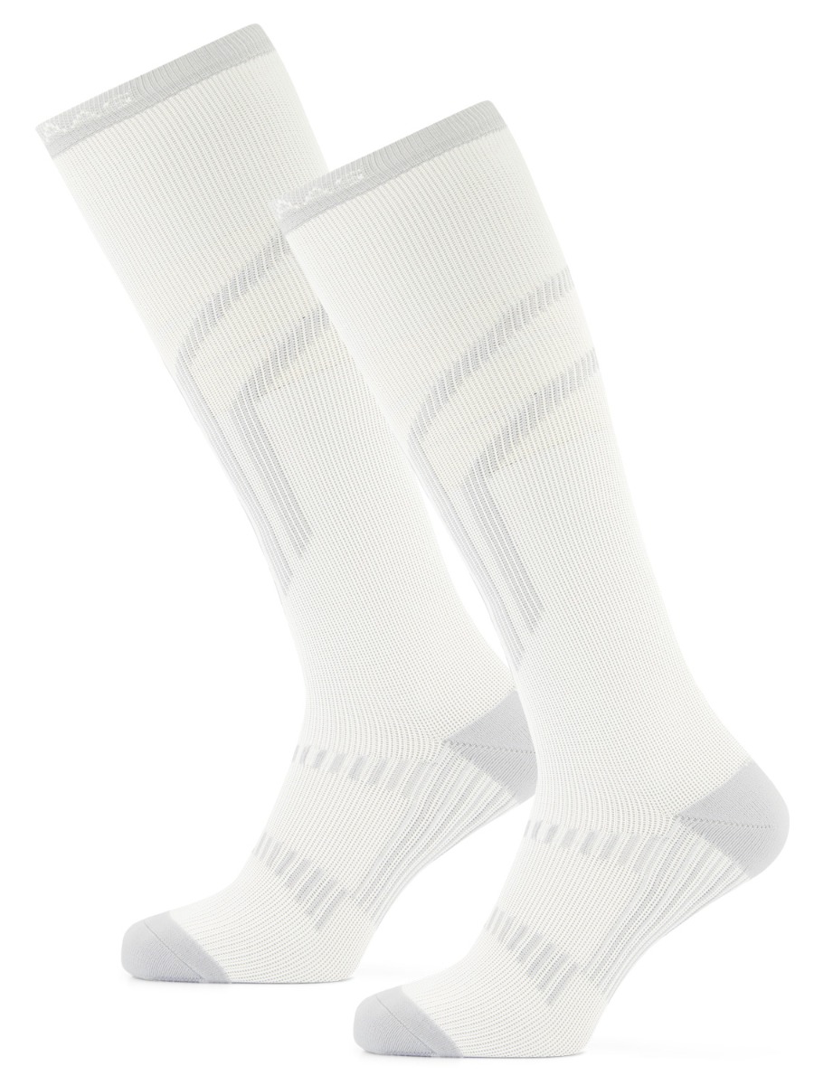 Poederbaas Skisokken Lightweight 2-pack Wit-43/46