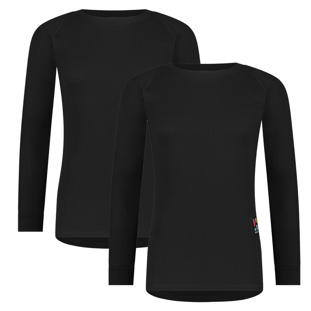 Poederbaas Thermoshirt Heren 2-pack Pro Zwart-XXL