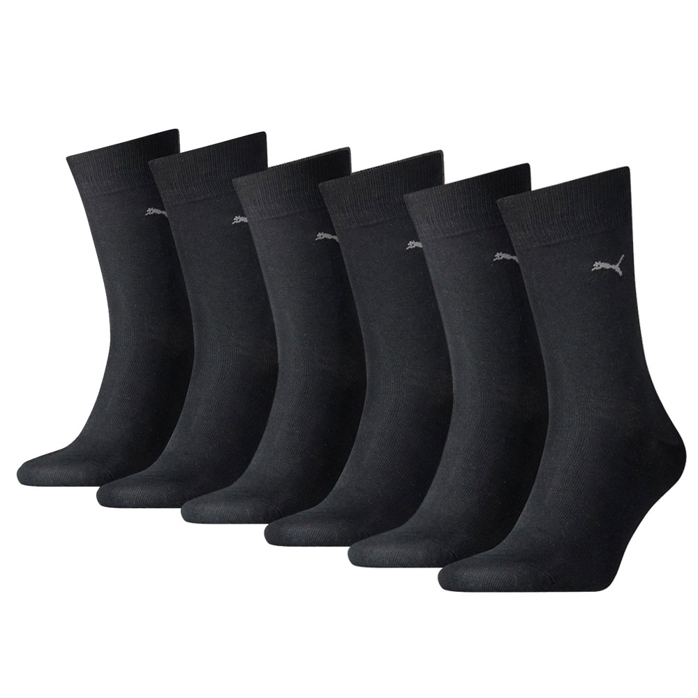Puma Herensokken Zwart Classic 6-pack -39-42