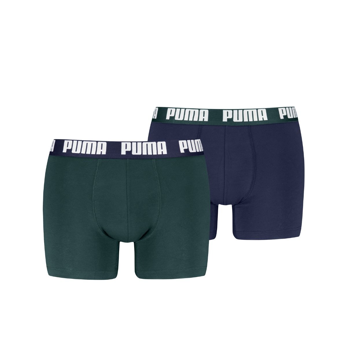 Puma Boxershorts Everyday Basic 2-pack Green / Navy-XXL