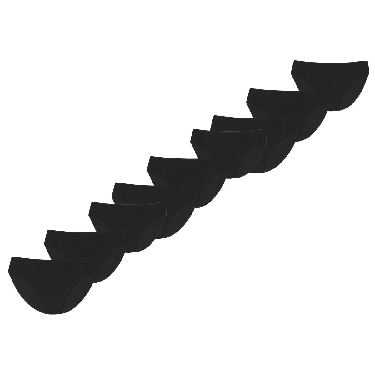 Puma Dames Briefs 9-pack Zwart-S