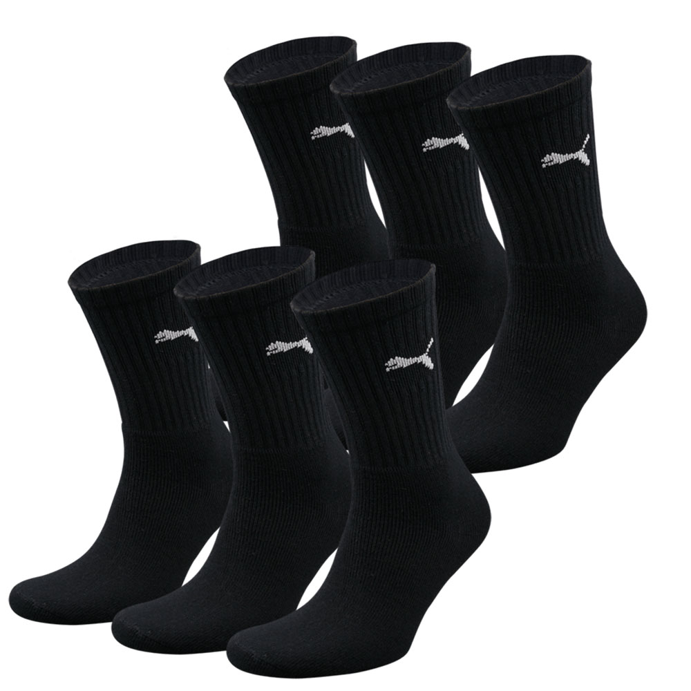 Puma sokken Sport zwart 6-pack-35/38