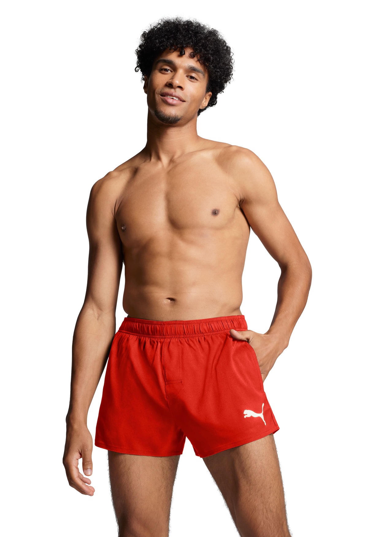 Puma Zwembroek Heren Short Shorts Red-XXL