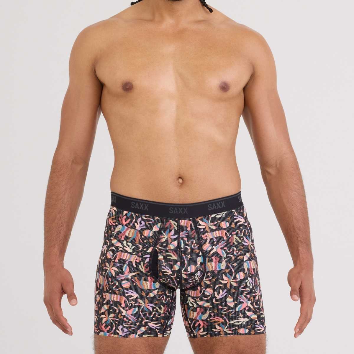 SAXX Boxershort Quest Quick-Dry Mesh Adobe Zoo-L