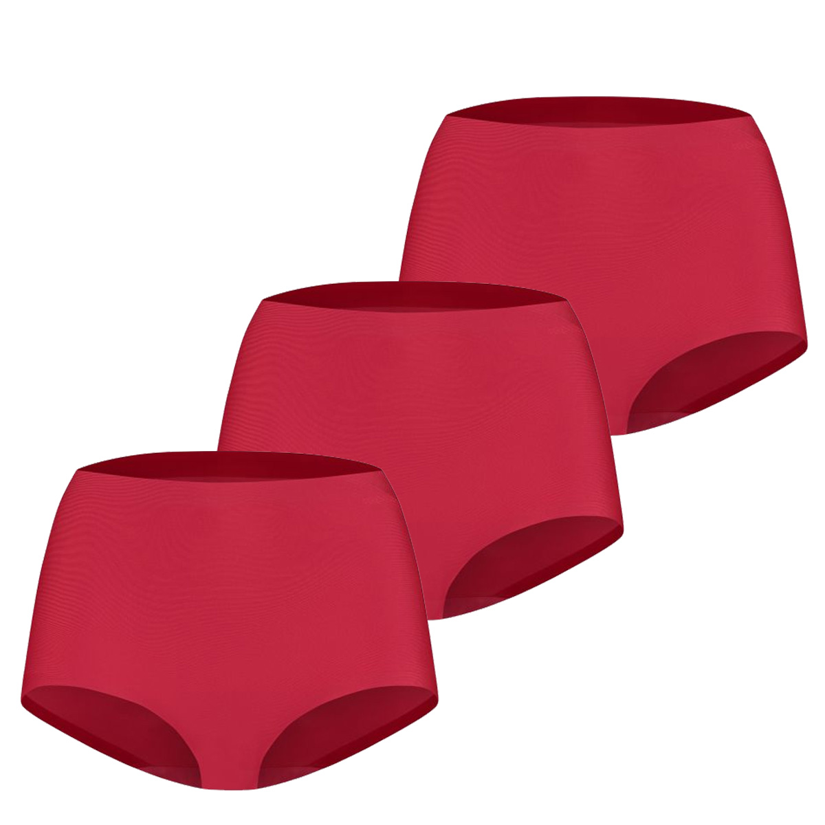 Ten Cate Secrets High Waist Slip 3-pack Rood-S